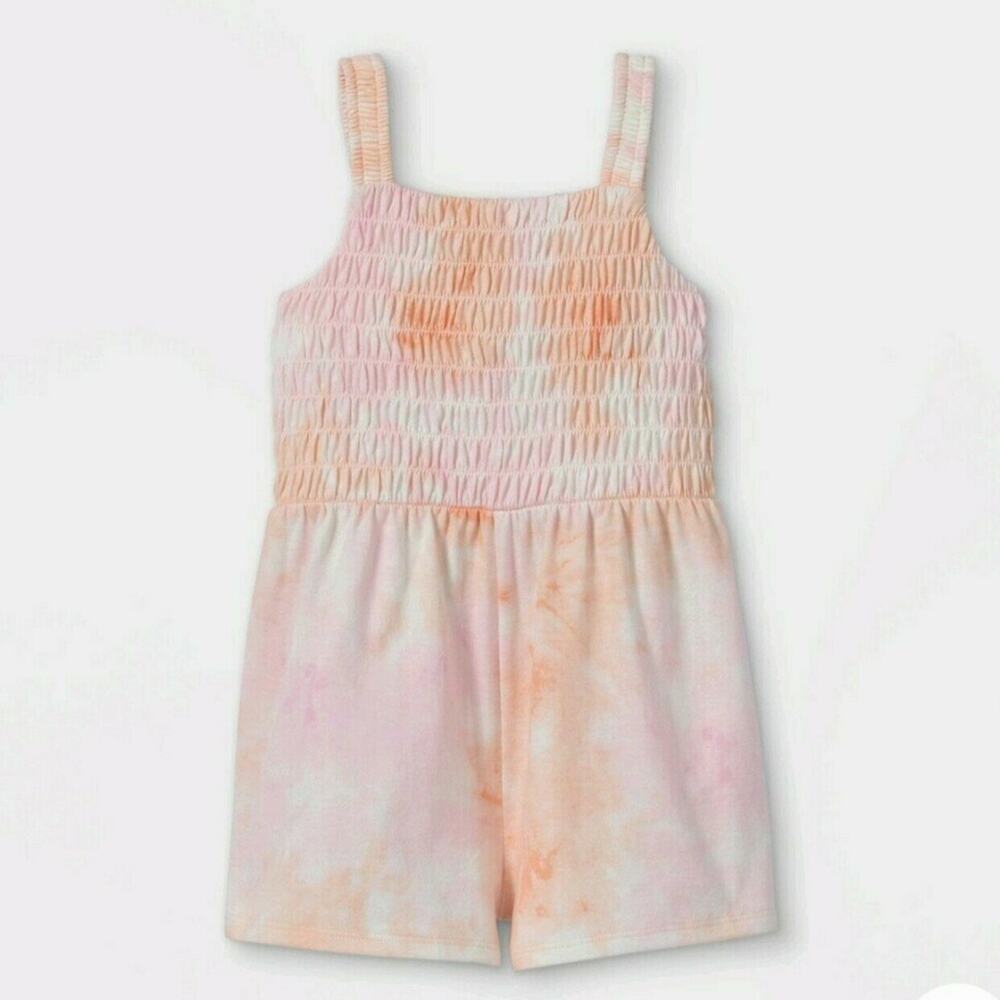 Art Class Smocked Tank Romper | 3T